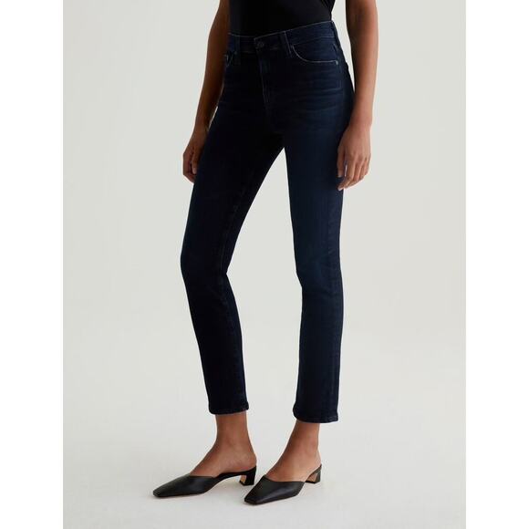 AG Adriano Goldschmied Womens Mari Mid-Rise Slim Straight Leg Jean Size 31 - Picture 5 of 16